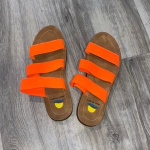 🍊Orange 3 Strap Sandal